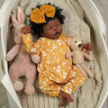 Realistic 17in Black Reborn Baby Doll with Complete Accessories