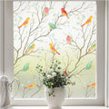 Stained Glass Window Film Privacy Sticker - Decorative Frosted Film