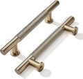 khtumeware 5 in 128mm Drawer Handles 10 Pack - Knurled Antique Bronze