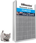 UBeesize 16x25x4 Reusable Electrostatic Air Filter - Washable, MERV 8
