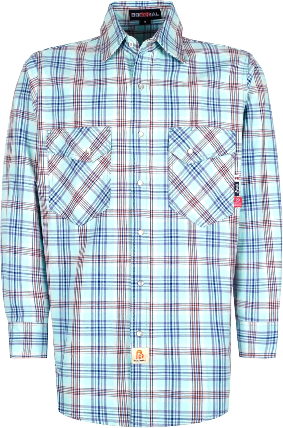 BOCOMAL Flame Resistant Welding Shirt for Safety and Comfort