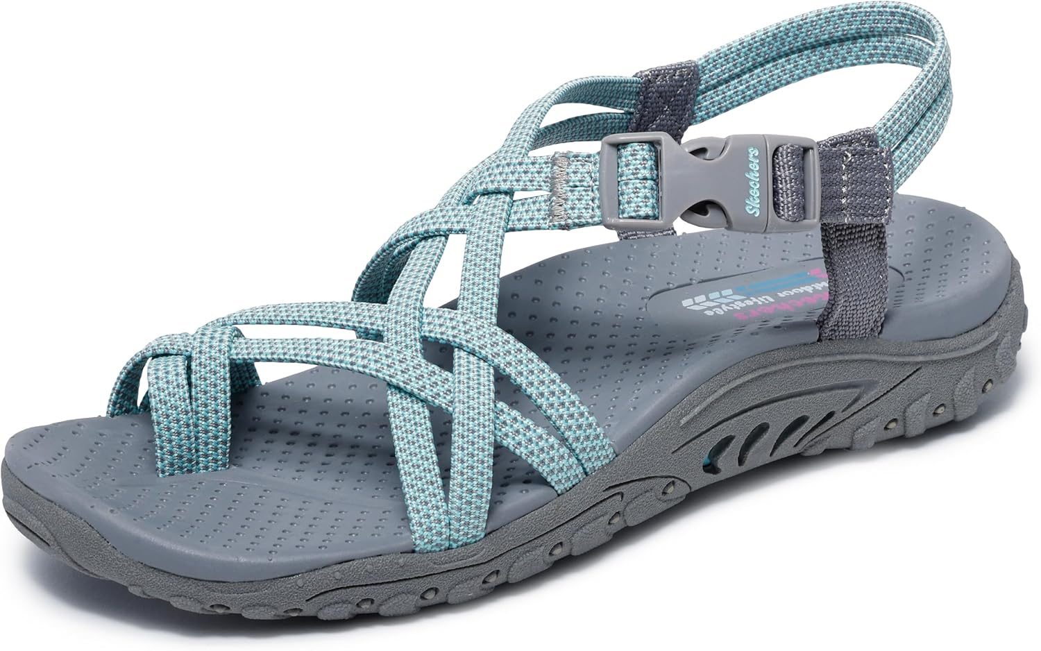 Skechers Women's Reggae Irie Mon Flip-Flop Sandals for Comfort