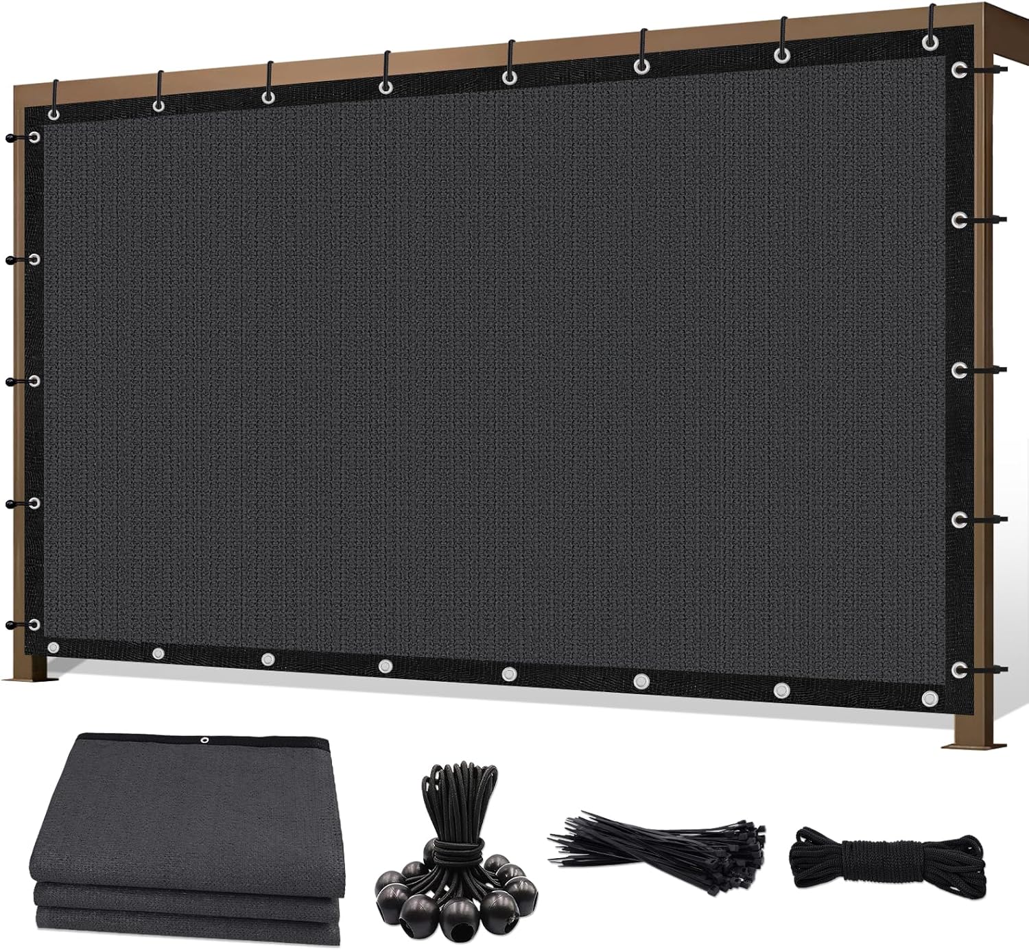 90% UV Blocking Outdoor Shade Cloth for Patio and Pergola Use