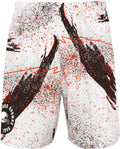 Zubaz Men's 7 in Inseam NFL Shorts - Vibrant Camo & Zebra Styles