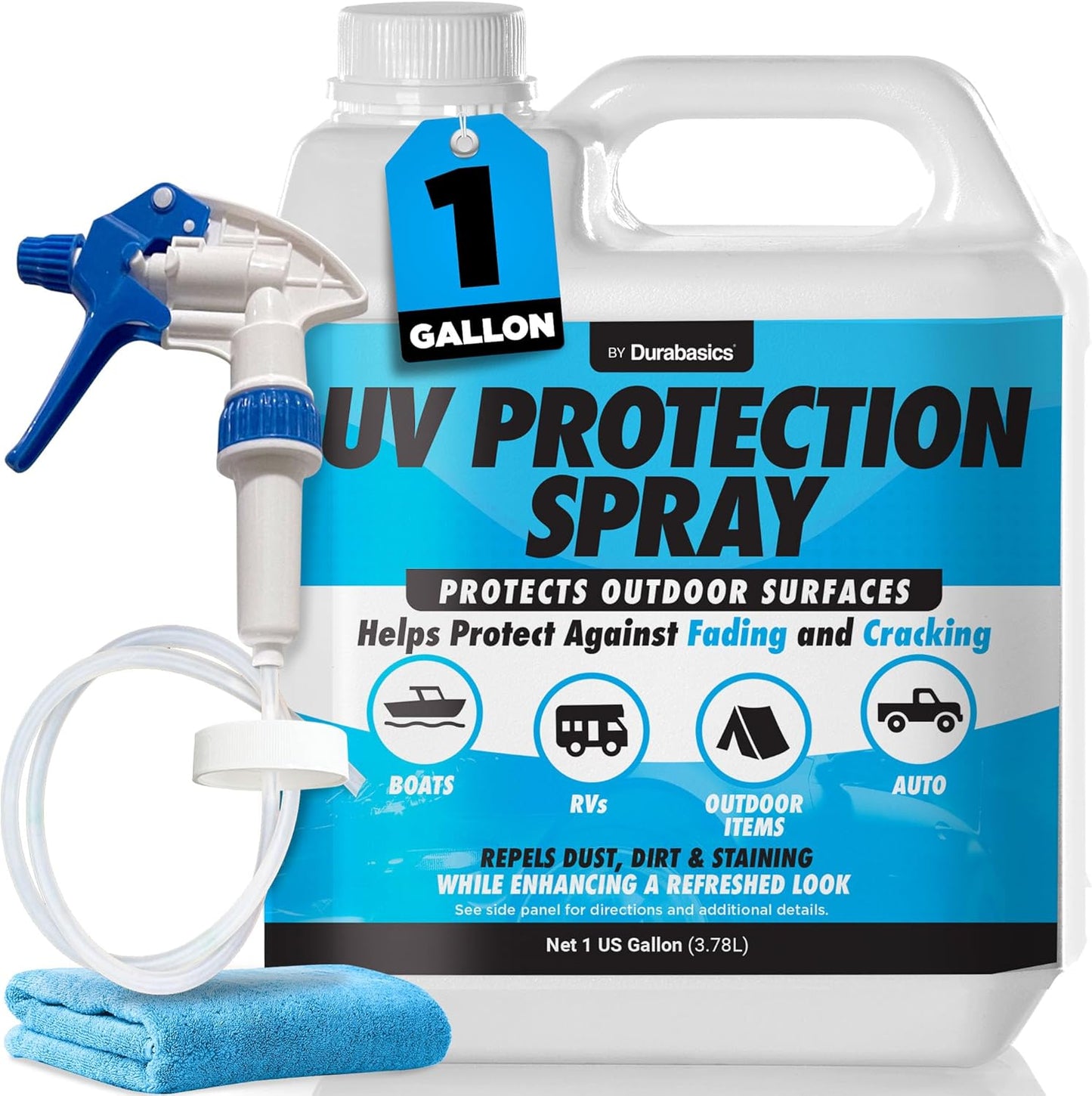 UV Protection Spray for Outdoor Surfaces Reduces Fading & Cracking