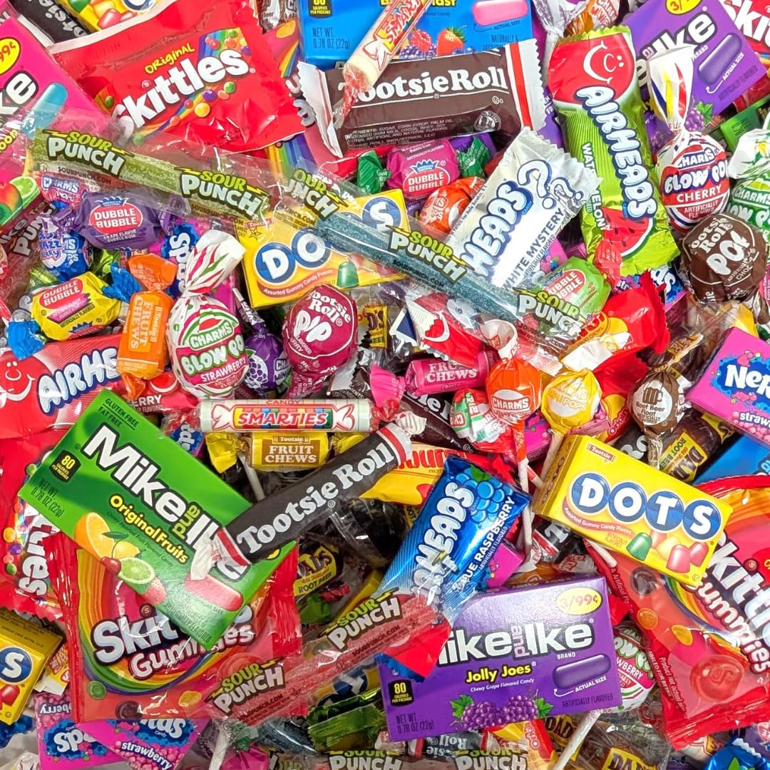Ultimate Candy Variety Pack - 8 lb Bulk Individually Wrapped Treats