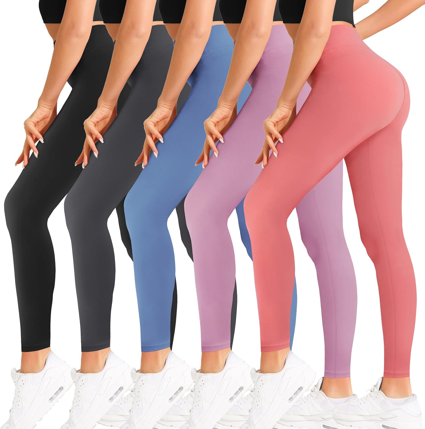 Natural Feelings High Waisted Leggings for Women - Ultra Soft