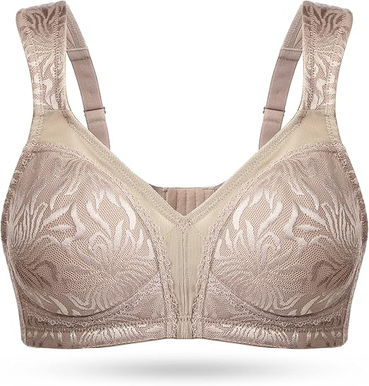 Wingslove Women's Full Coverage Non Padded Comfort Minimizer Bra