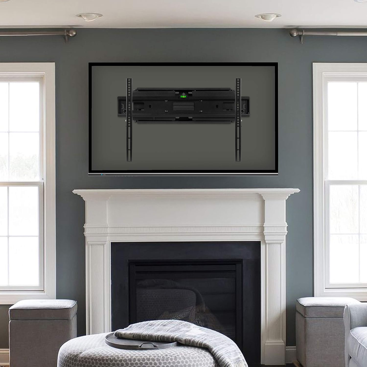 Full Motion TV Wall Mount for 40 to 84 Inch TVs - Durable Design