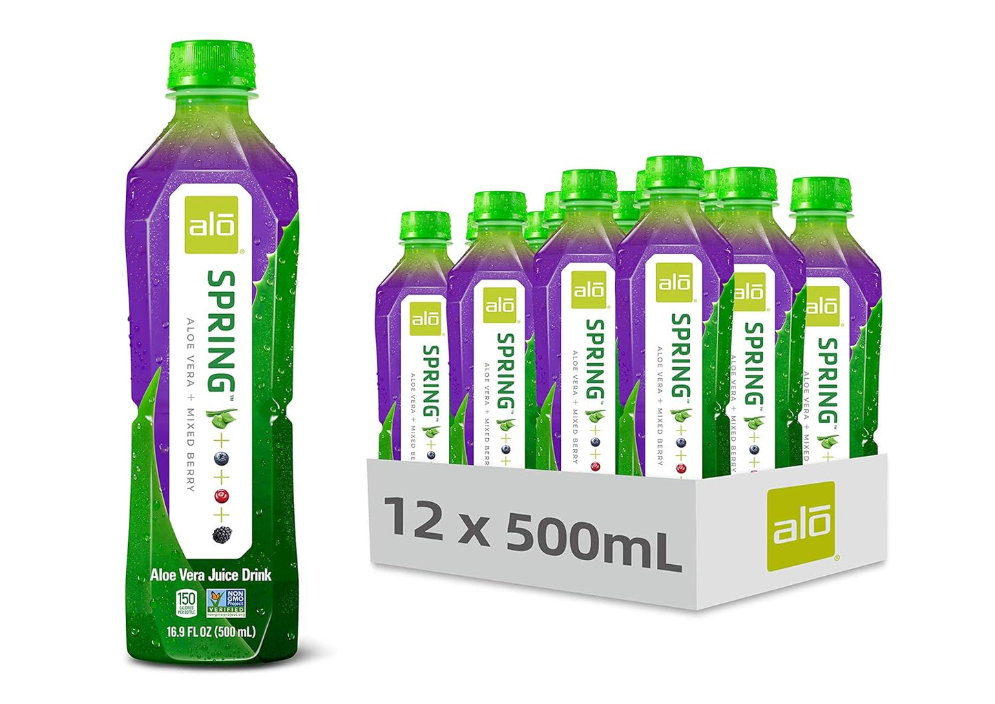 Refreshing Aloe & Mixed Berry Drink