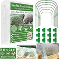 Garden Mesh Netting Kit 8x24 ft Ultra Fine Mesh - Plant Protection