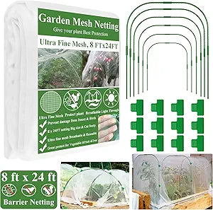 Garden Mesh Netting Kit for Ultimate Plant Protection and Growth