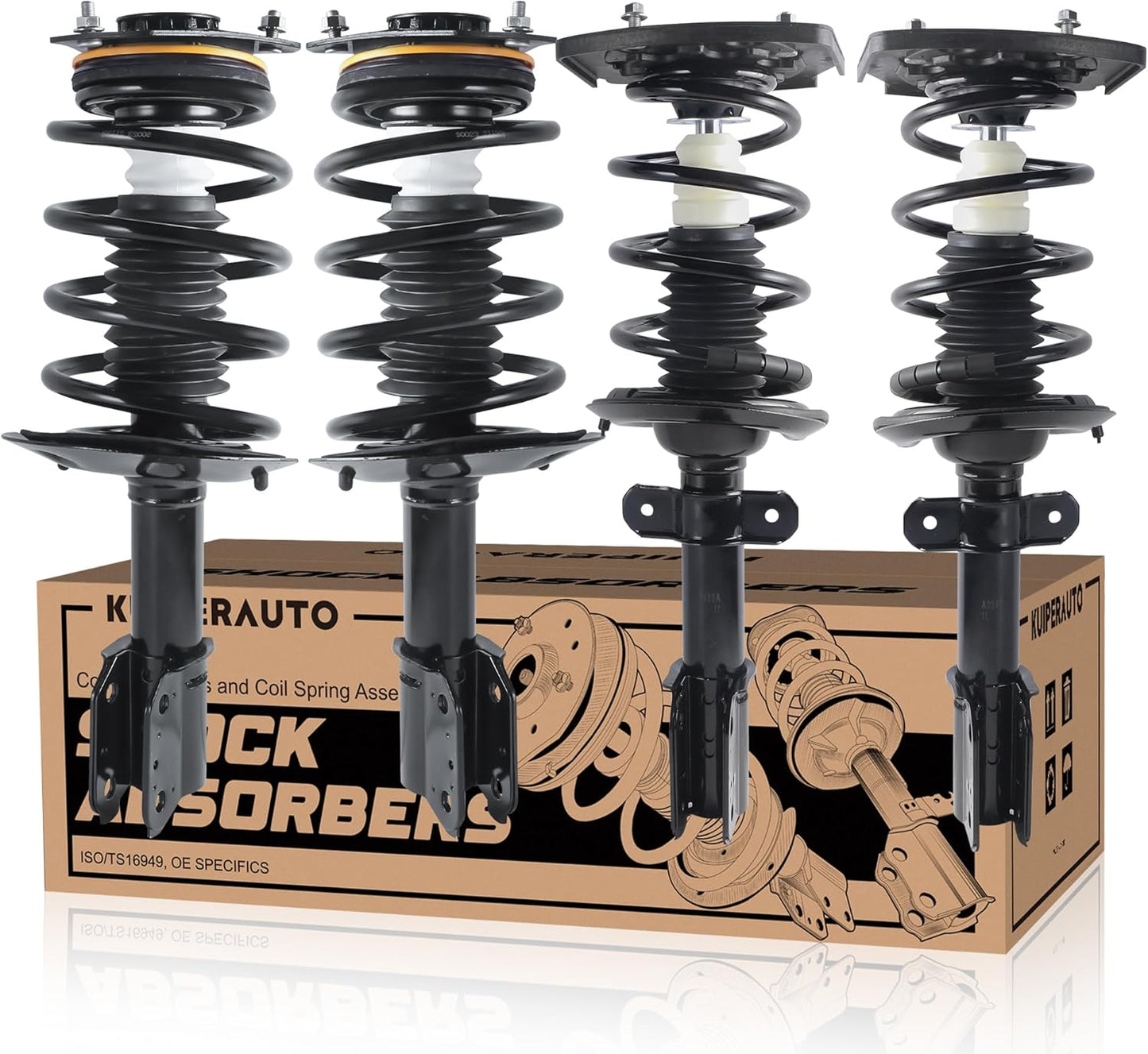 Complete Front Rear Struts Coil Spring Assembly for Buick Regal