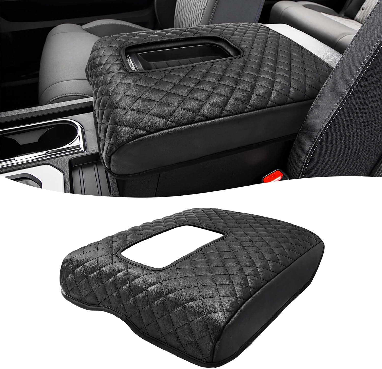 KBH Center Console Armrest Cover for Toyota Tundra 2014-2021