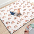Premium Foam Baby Play Mat with Removable Cover for Safety