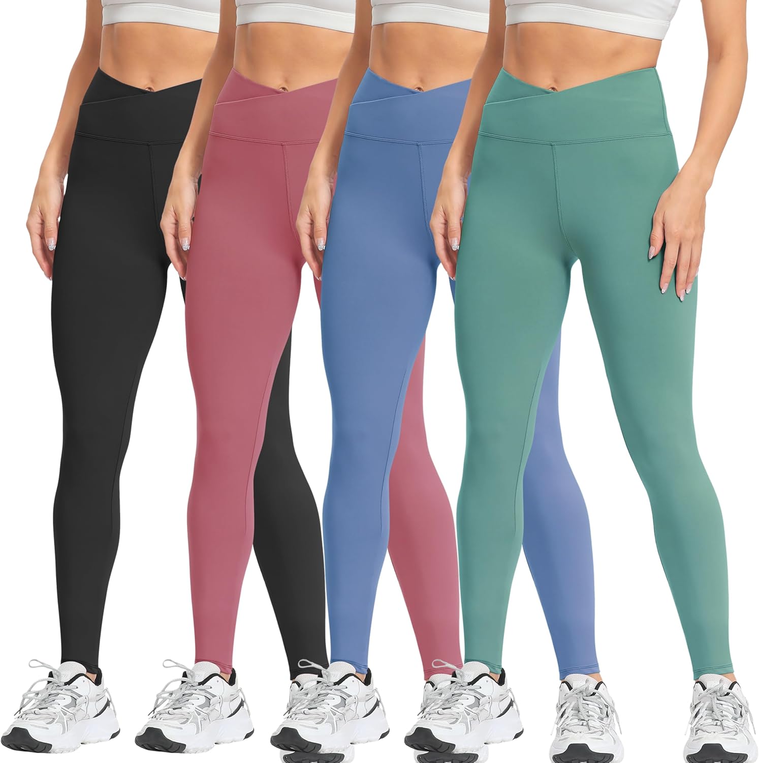 Natural Feelings High Waisted Leggings for Women - Ultra Soft