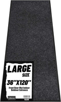 Front Door Mat Indoor Outdoor Entrance 36in x 120in - Dirt Resistant