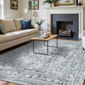 Vintage Grey 5x7 Area Rugs for Living Room by Lessymo