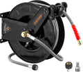 Pressure Washer Hose Reel with 50 FT Hose for Hot and Cold Water