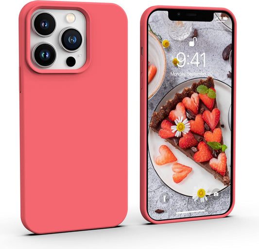 IceSword iPhone 13 Pro Max Case Berry - Cute Liquid Silicone