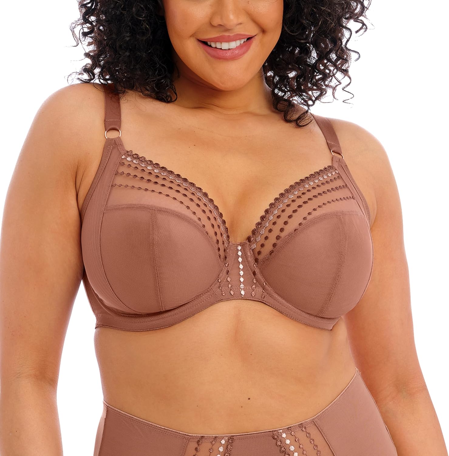 Elomi Women's Underwire Plunge Bra for Comfort and Style