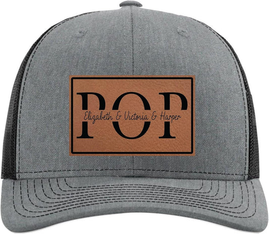 Fathers Day Hats Customized for Grandpa by Yippee Daisy