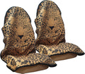 Car Seat Cover Protector Front Seats - Waterproof Leopard Seat Towels