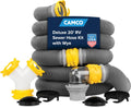 Camco Deluxe 20ft Sewer Hose Kit with Wye Connector - Ready To Use