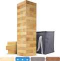 GoSports Giant Wooden Stacking Game - Fun for All Ages