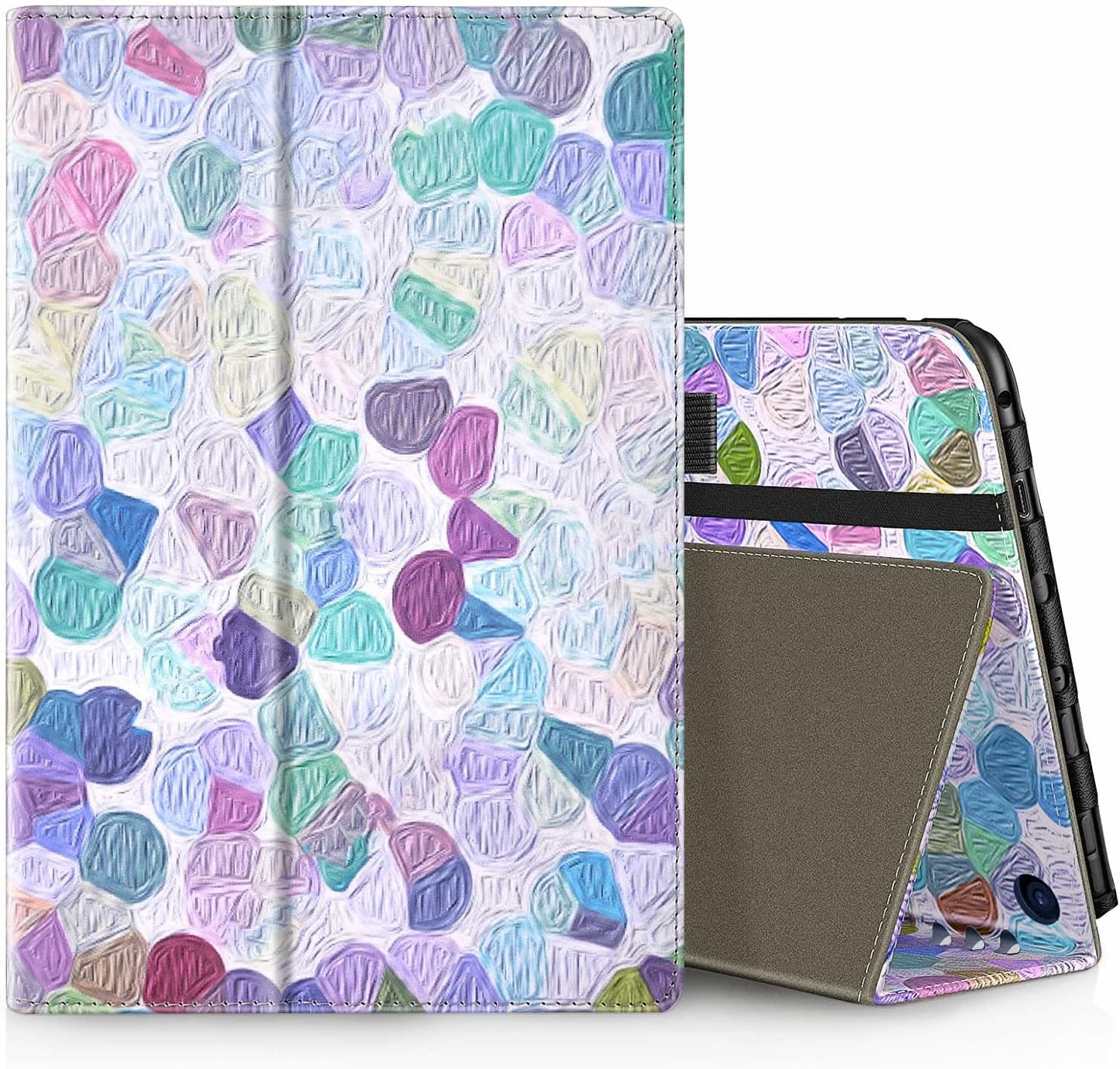 ANNAPRO Case for Kindle Fire HD 10 Tablet - Slim Folio Cover