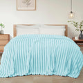 Exclusivo Mezcla Queen Size Flannel Fleece Blanket, Super Soft 90x90