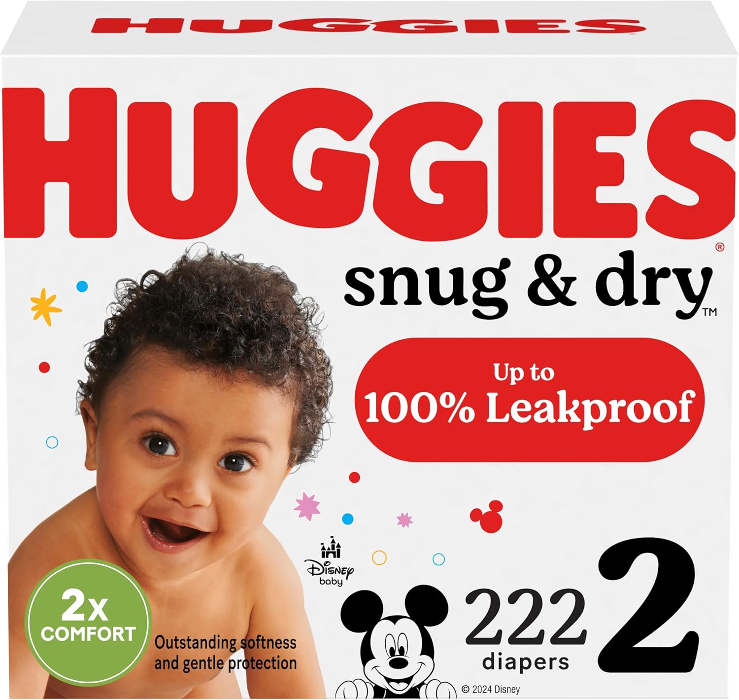 Huggies Size 2 Diapers for Ultimate Snug & Dry Protection