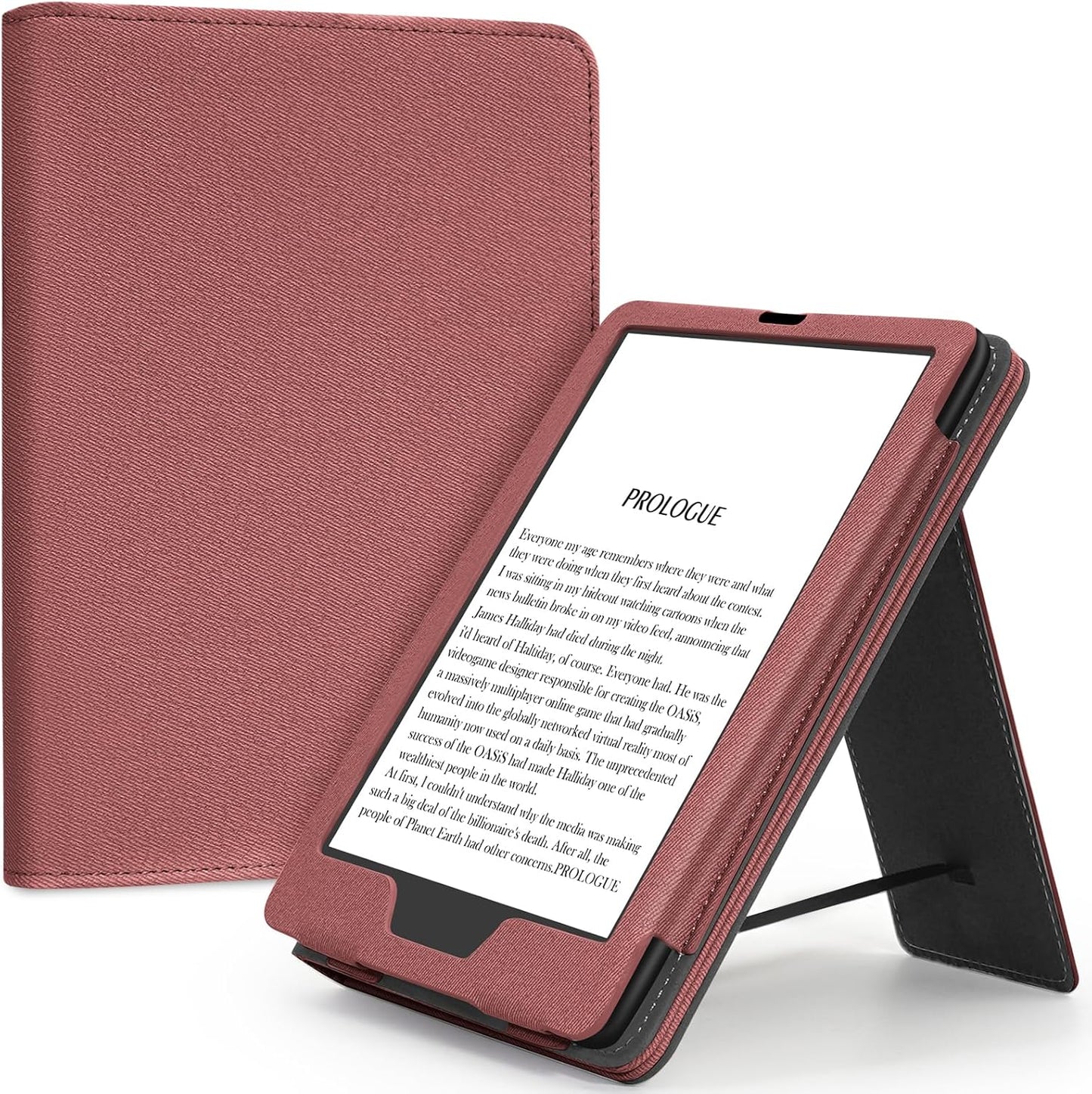 Slim Case for 7 in Kindle Paperwhite with Hand Strap and Stand