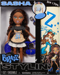 Bratz Stylin' Sasha Fashion Doll with Customizable T-Shirt - Shared