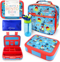 Kinsho Bento Box Set with Insulated Lunch Bag for Kids