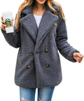 PRETTYGARDEN Sherpa Fleece Faux Fur Oversized Winter Coat - Warm