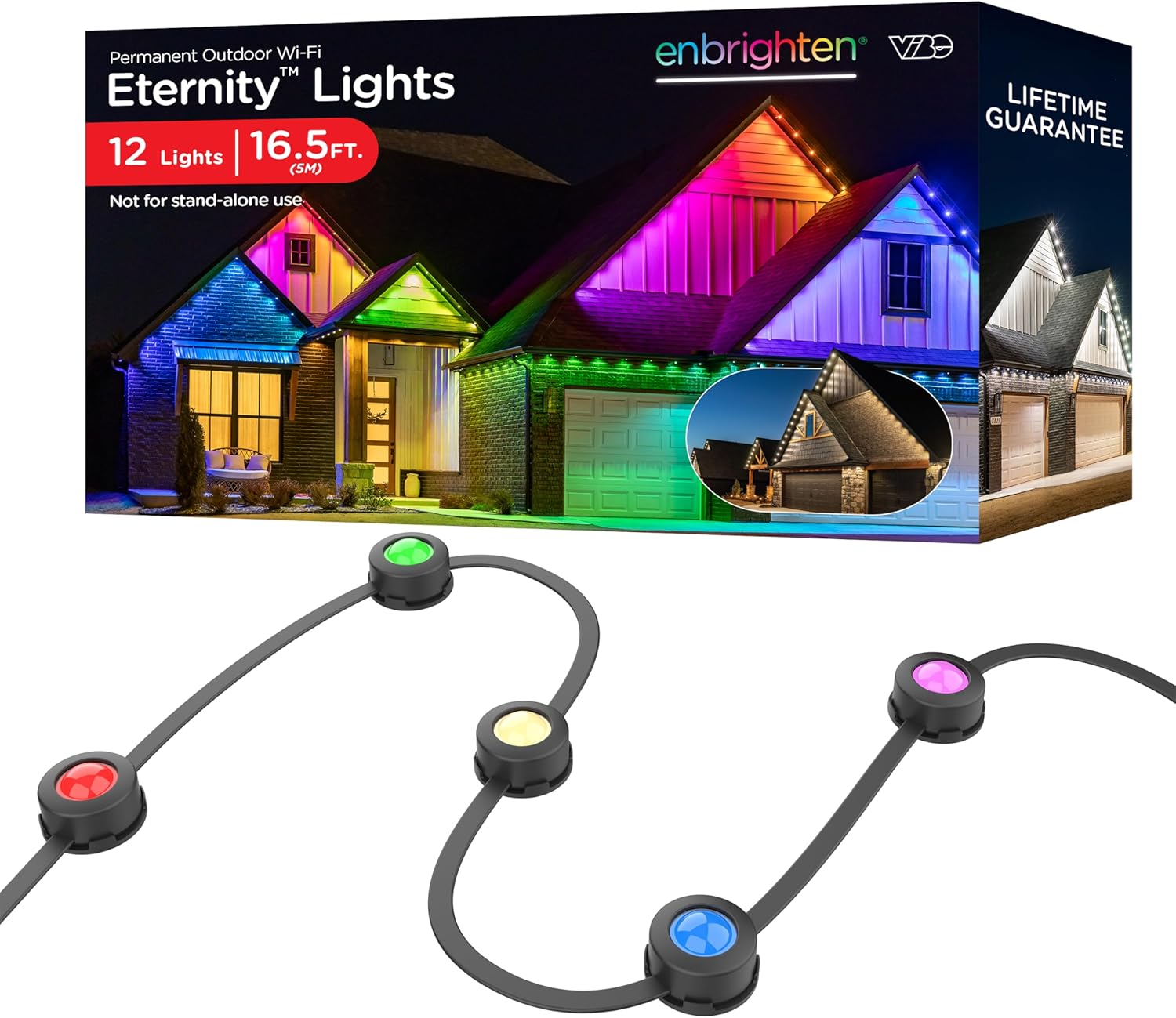 Enbrighten Eternity Outdoor Lights Extension for Custom Layouts