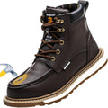Waterproof Steel Toe Boots for Men 6in Moc Toe - Winter Work