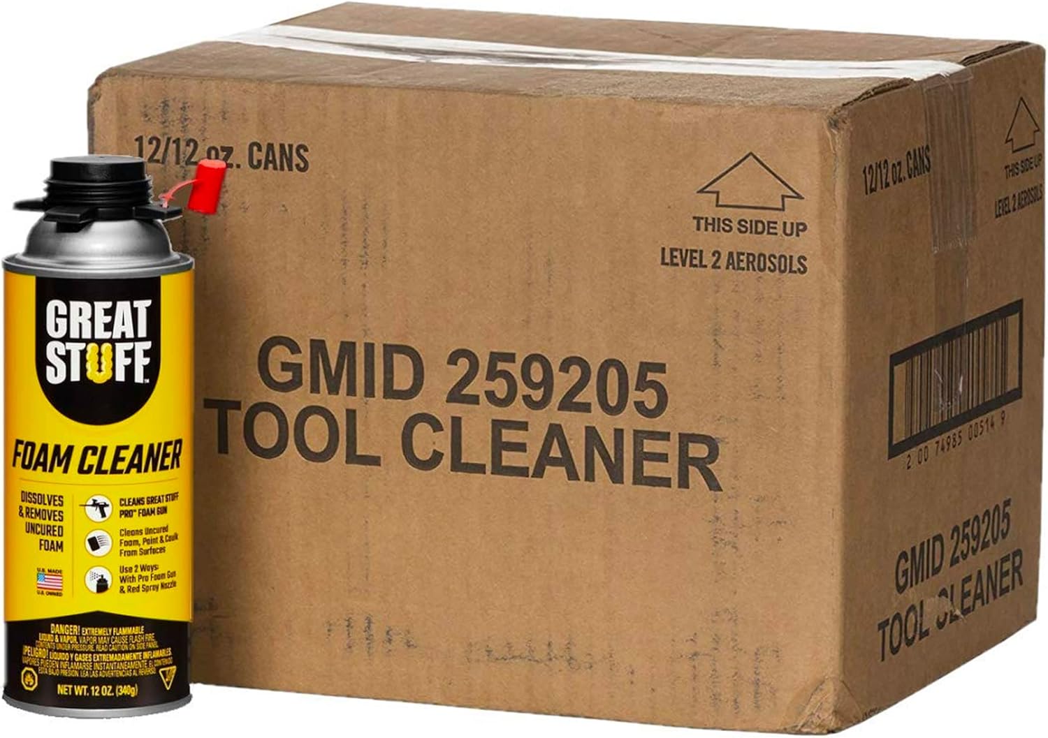 GREAT STUFF Foam Cleaner for Easy Polyurethane Foam Removal