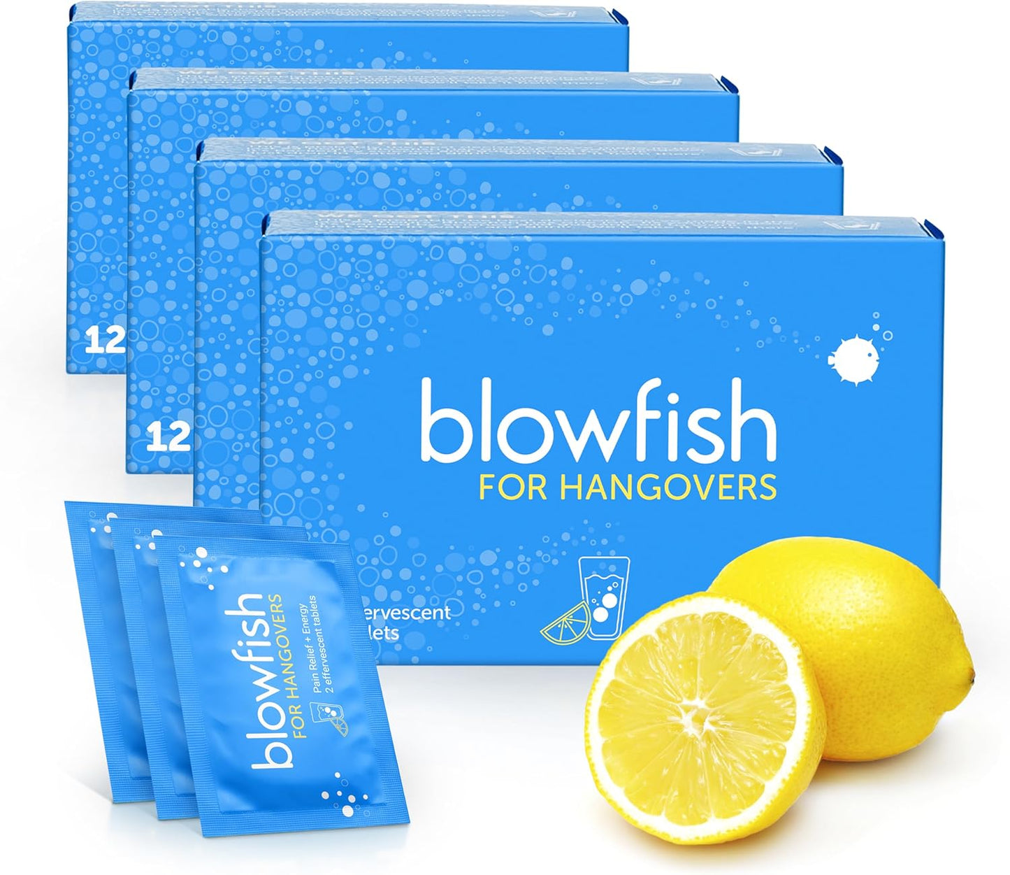 Blowfish for Hangovers: Fast Relief in 15 Minutes, Hydrates You