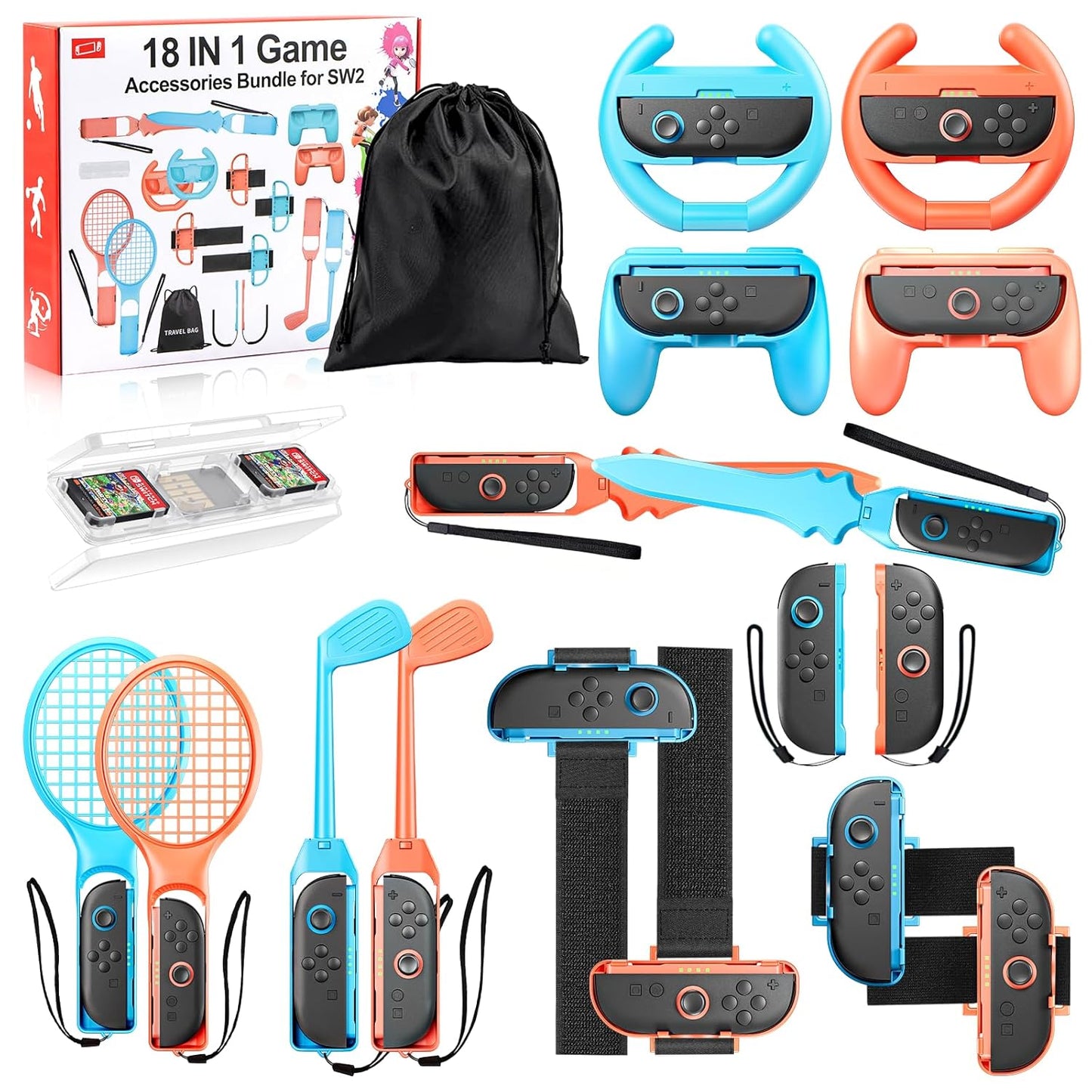 18in1 Switch 2 Sports Accessories for Fun Family Gaming
