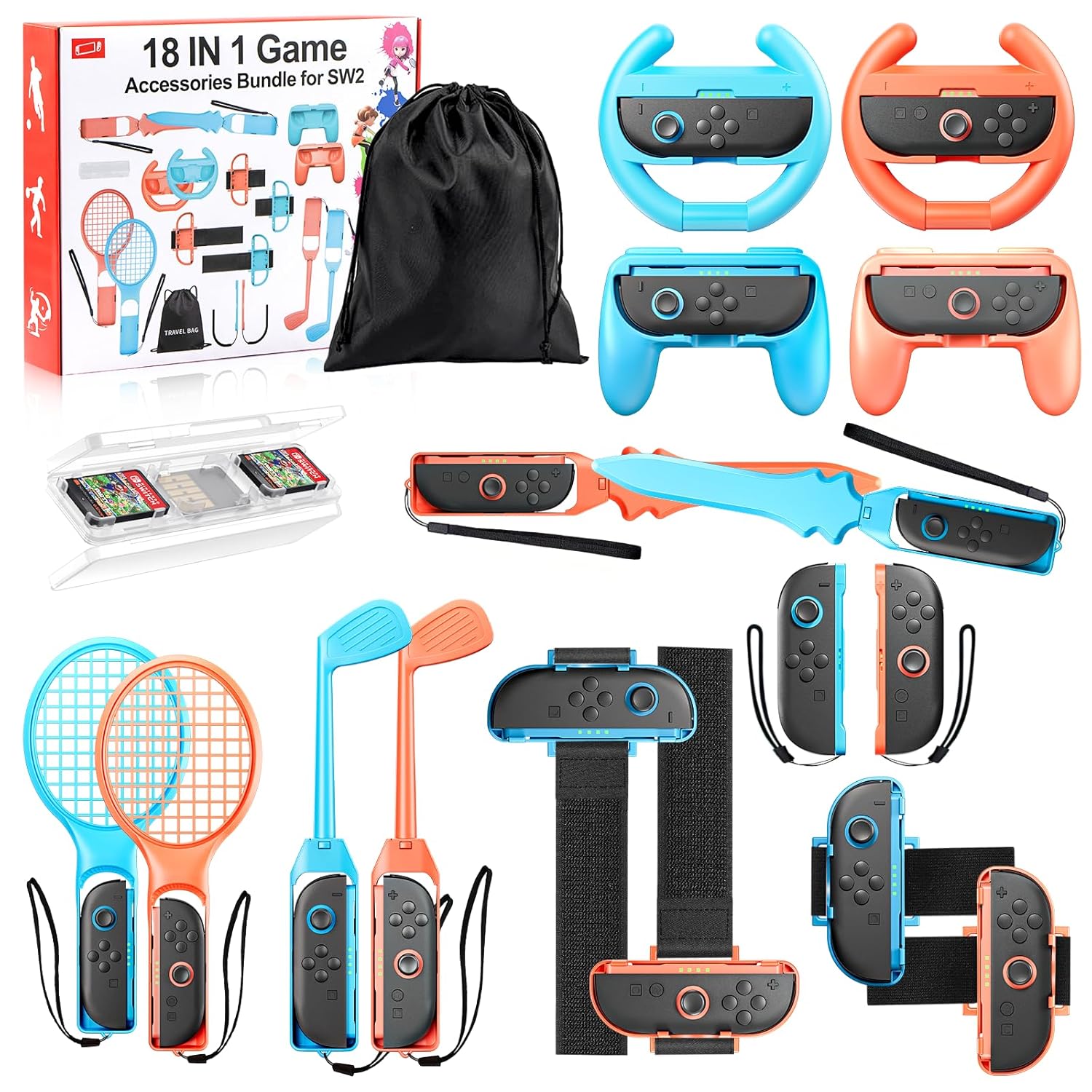 18in1 Switch 2 Sports Accessories for Fun Family Gaming