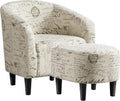 Yaheetech Club Chair Set: Stylish Comfort & Footrest