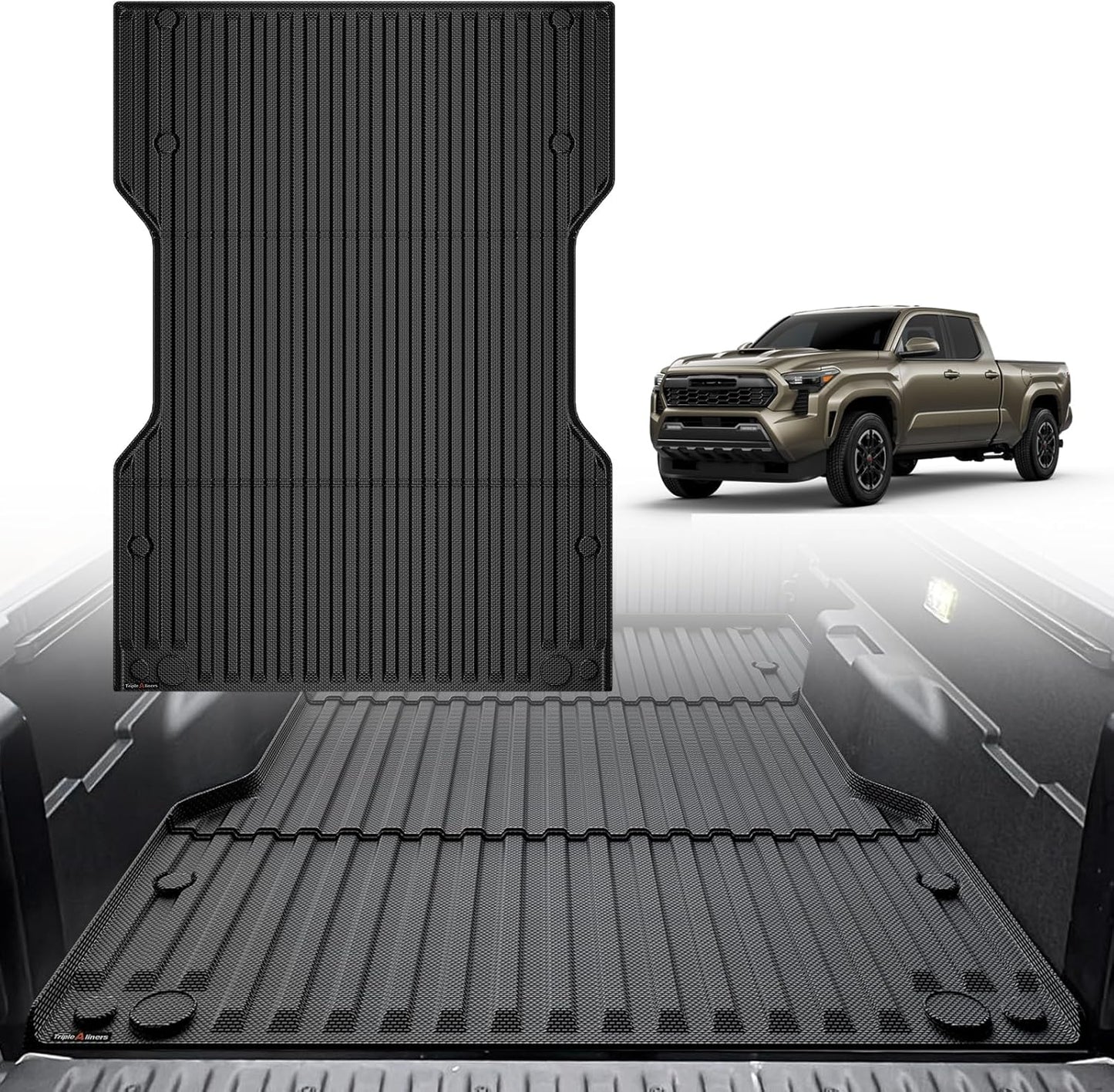 TripleAliners Truck Bed Mat for 2024 2025 Toyota Tacoma 6FT