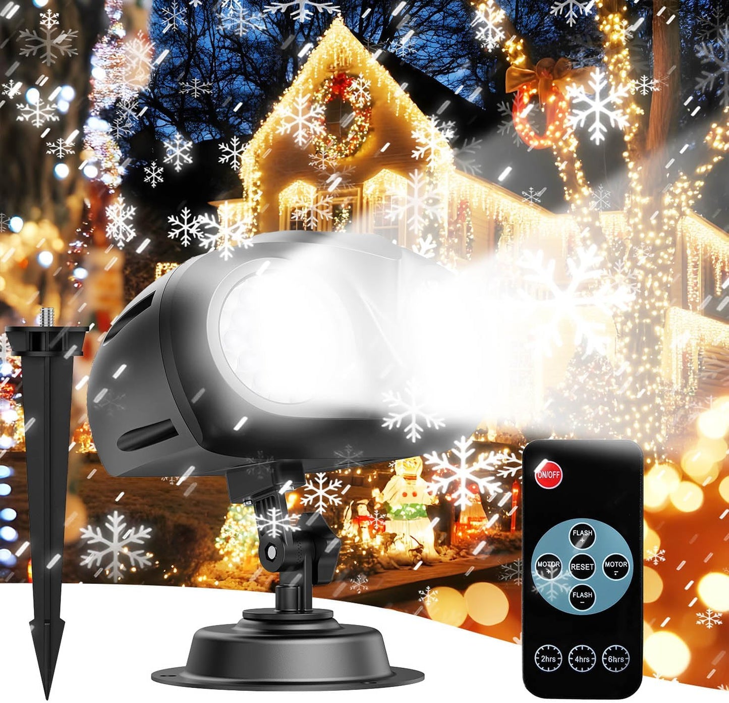 180Rotation Waterproof Christmas Projection Light