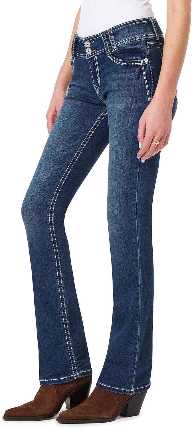 Luscious Curvy Bootcut Jeans for Women - Size Inclusive Denim