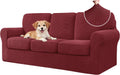 Couch Covers Sofa Slipcover 7-Piece Set for 3-Cushion Couch - Washable