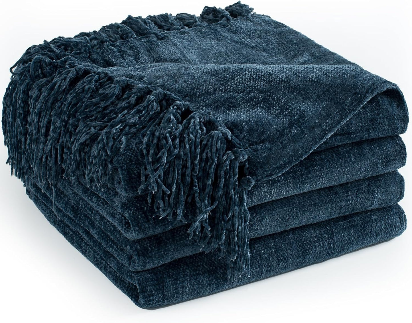 Chenille Throw Blanket for Couch 60in X 80in Soft Cozy Decor