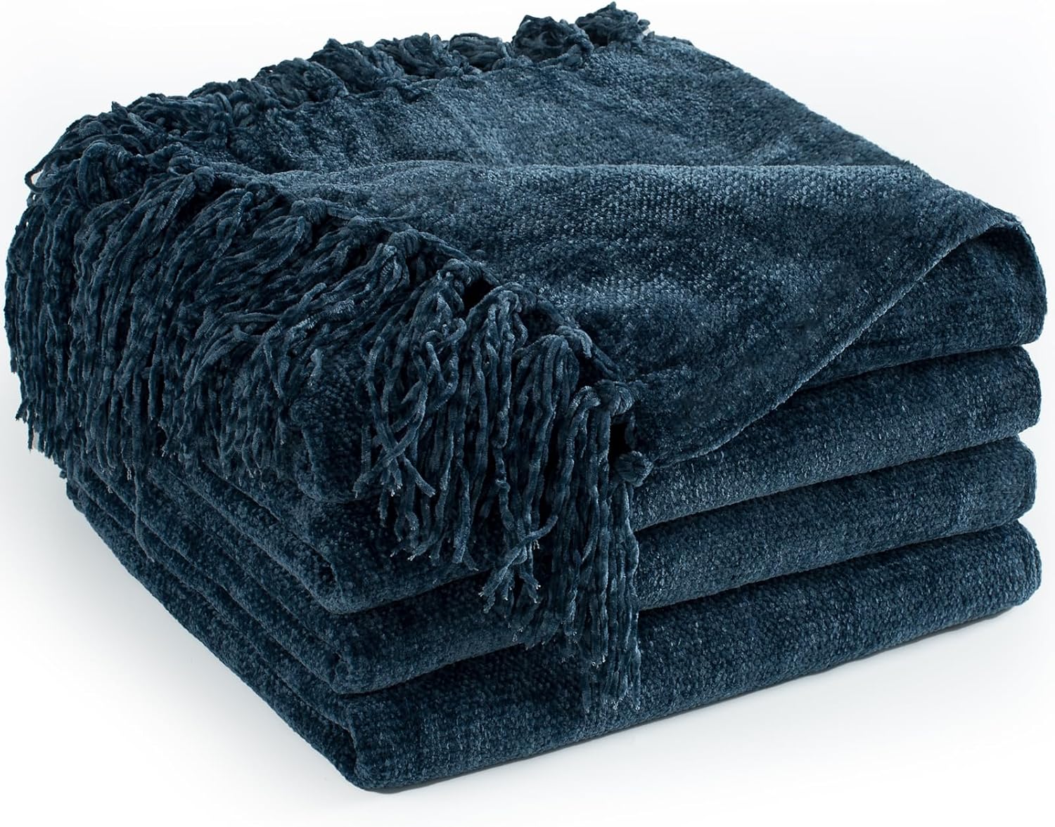 Chenille Throw Blanket for Couch 60in X 80in Soft Cozy Decor