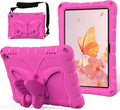 Kindle Fire HD8 Kids Case with Butterfly Wings Kickstand Design